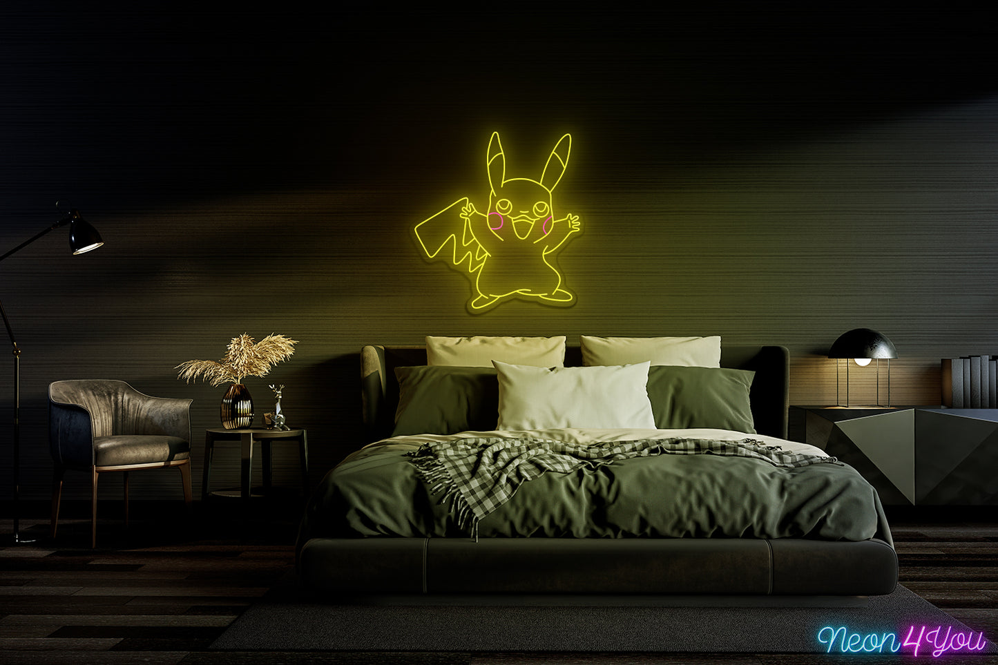 Pikachu heureux